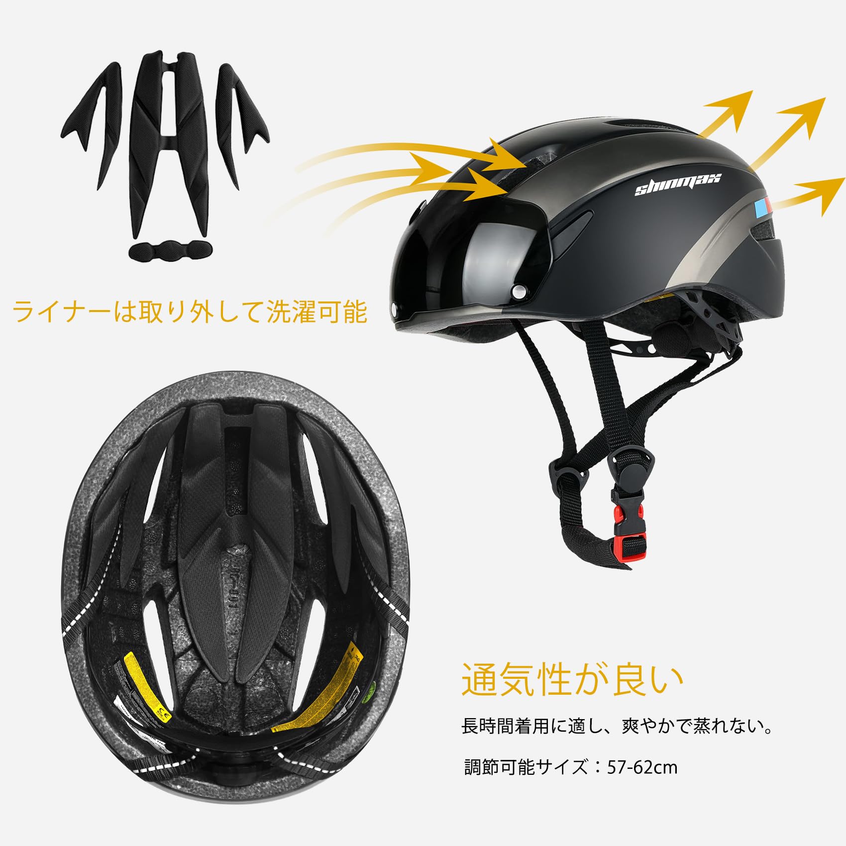 ち*認様 バイク用ヘルメット バイクヘルメット フリップアップ システム ヘルメット オシャレ