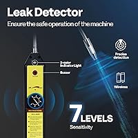 Vista 6 de VIVOHOME 110 V 1/3 HP 5 CFM - Juego de bomba aspiradora de una sola etapa y manómetro de 4 vías AC, con detector de fugas, mangueras de 5 pies