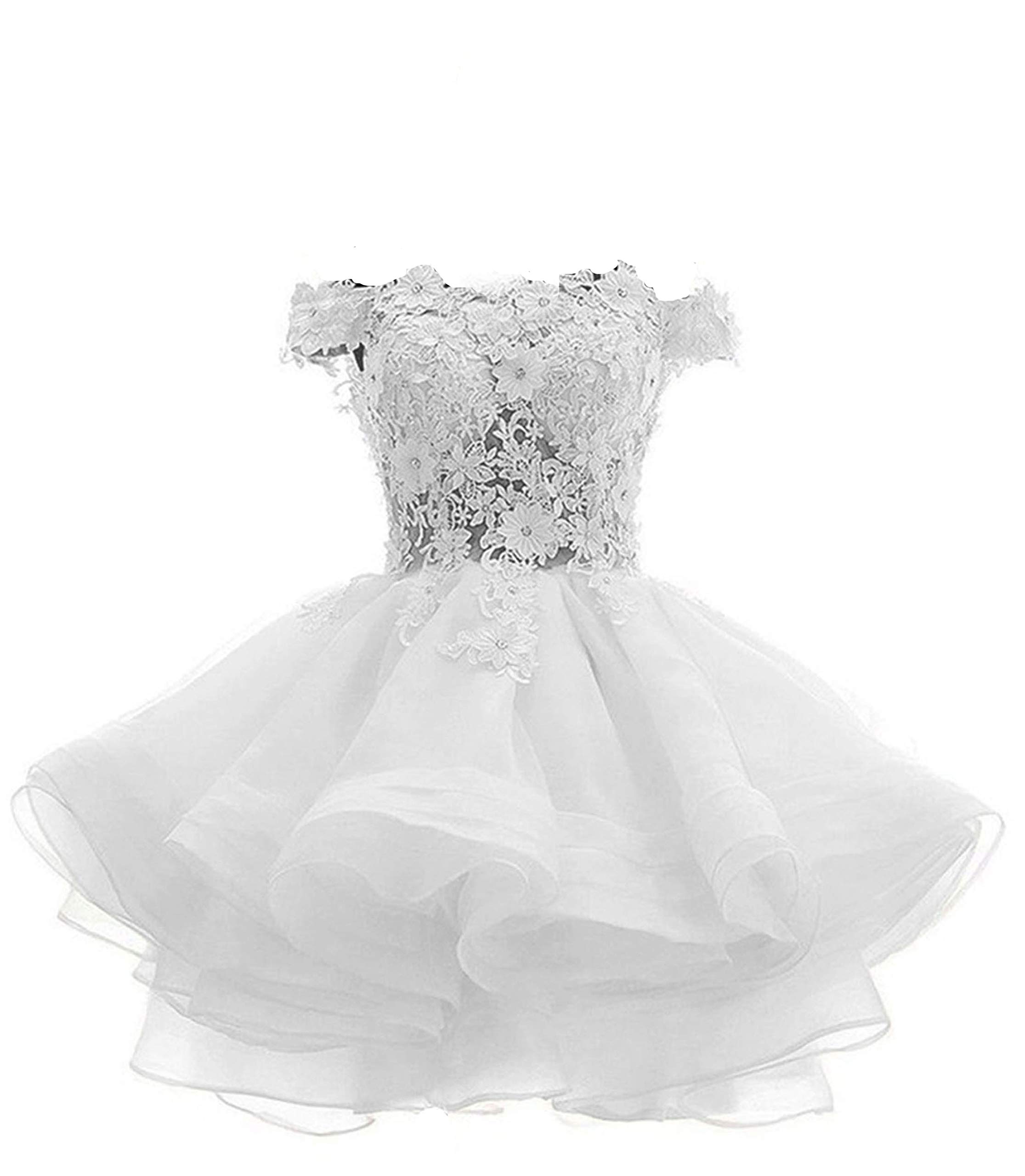 Buy ANGELA Women's Off The Shoulder Organza Short Homecoming Dresses Online  at desertcartBelize