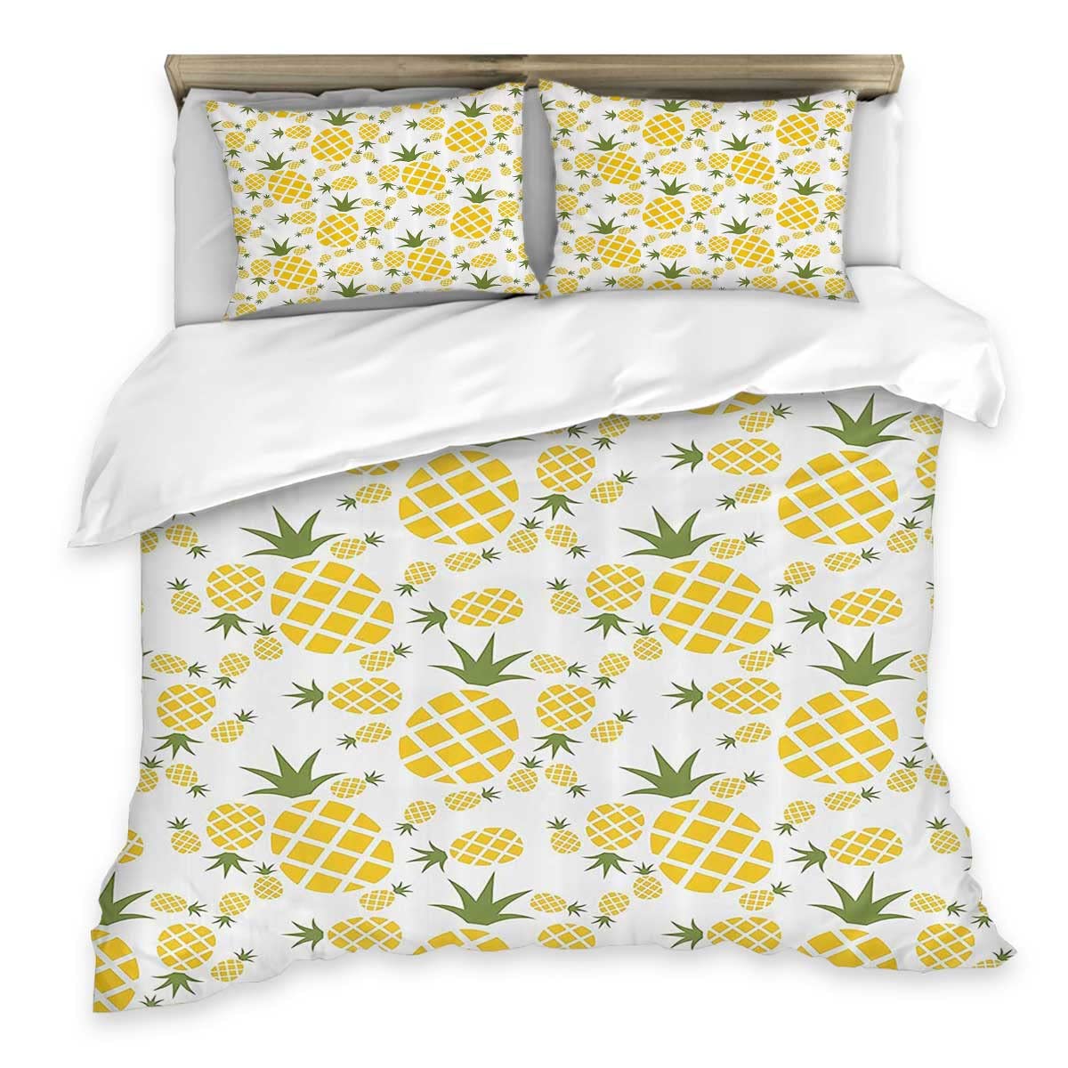 Double Couette Ananas Et Thé Vintage - Spartex - Taille Queen