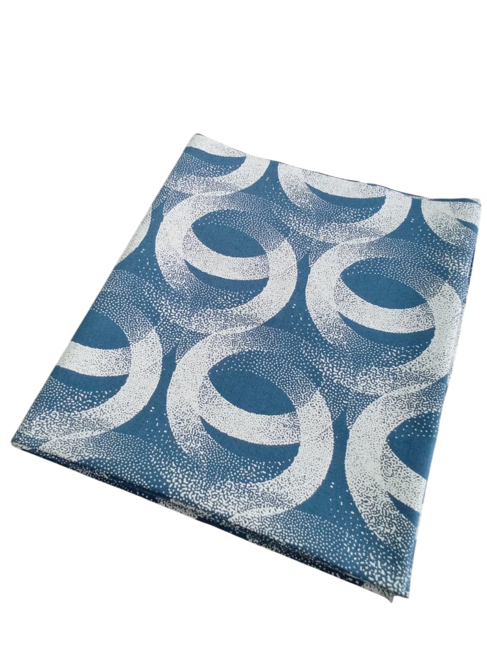 polytech textiles 317-Polytech Textiles Pure Cotton Poplin Unstitched Shirting Fabric, Royal Blue, Geometric Print, 1.6 Meters, Regular Fit, Casual Style-picture-18