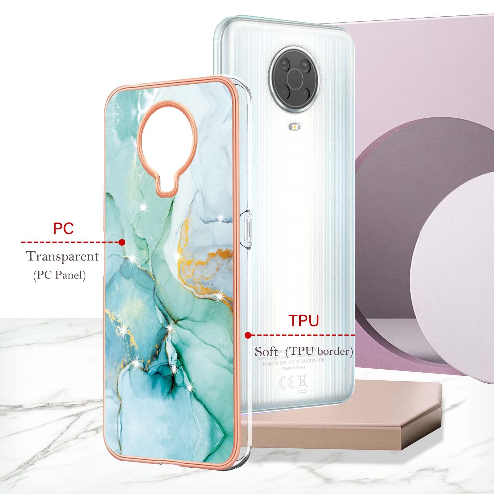 SHIEID Cover Per Nokia G10/Nokia G20 Custodia Cassa In Pelle