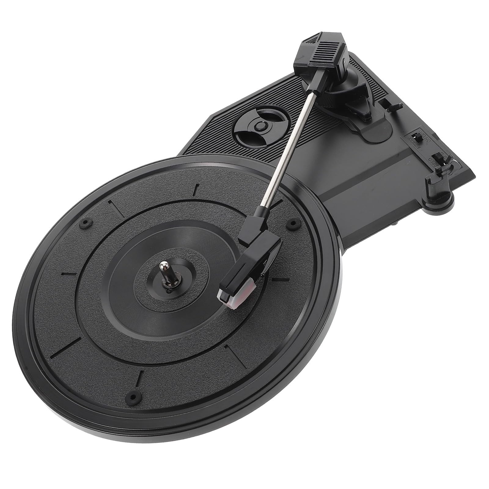 UKCOCO Movimento Giradischi Vintage 200 Mm con Altoparlanti Fonografici Integrati, Puntina di Ricambio per Giradischi in Vinile Retrò, Suono ad Alta Fedeltà per Appassionati di Musica