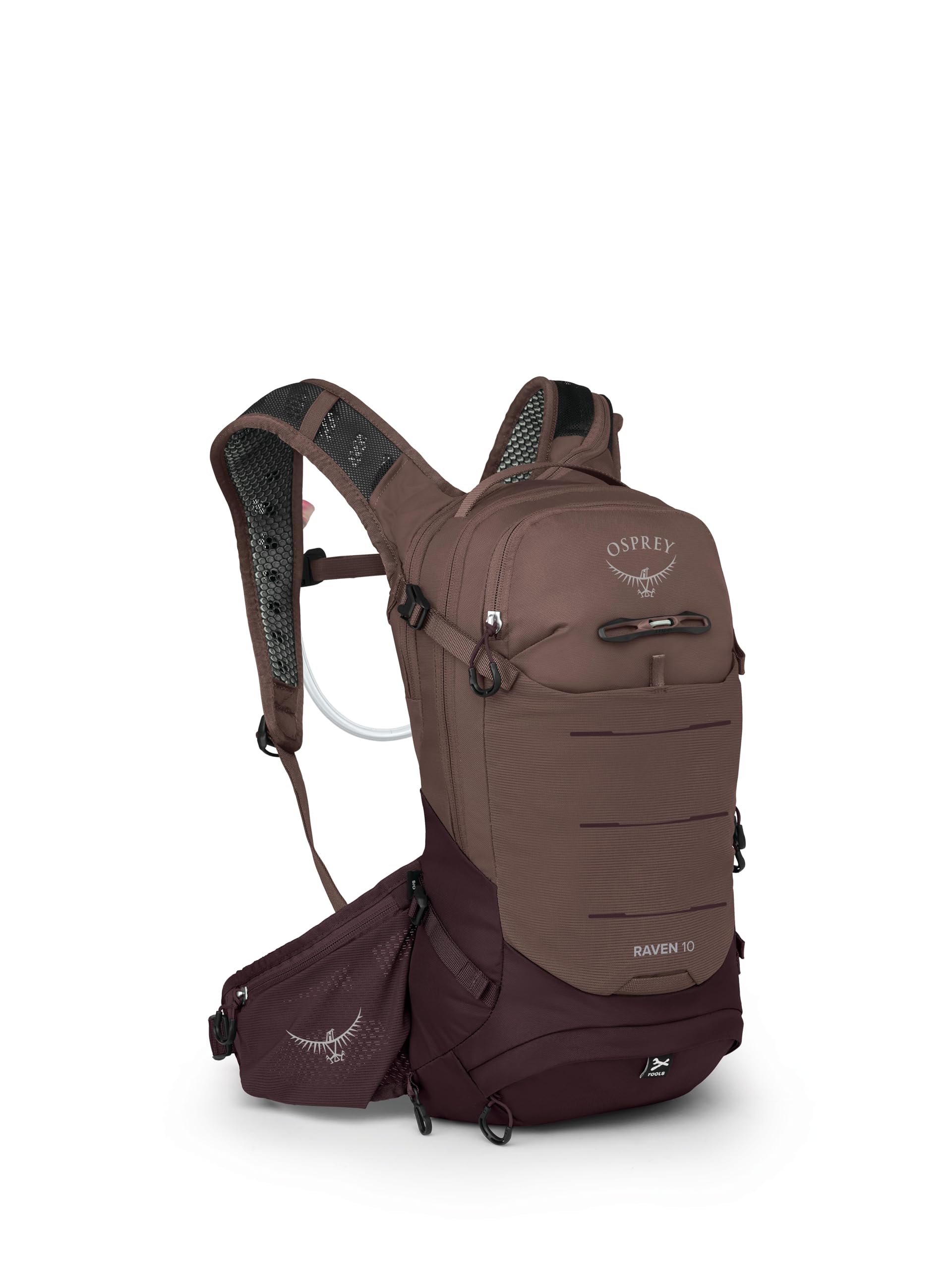 Osprey Raven 10L Women's Mountain Biking Backpack with Hydraulics Reservoir, Magma Brown, One Size, 95l