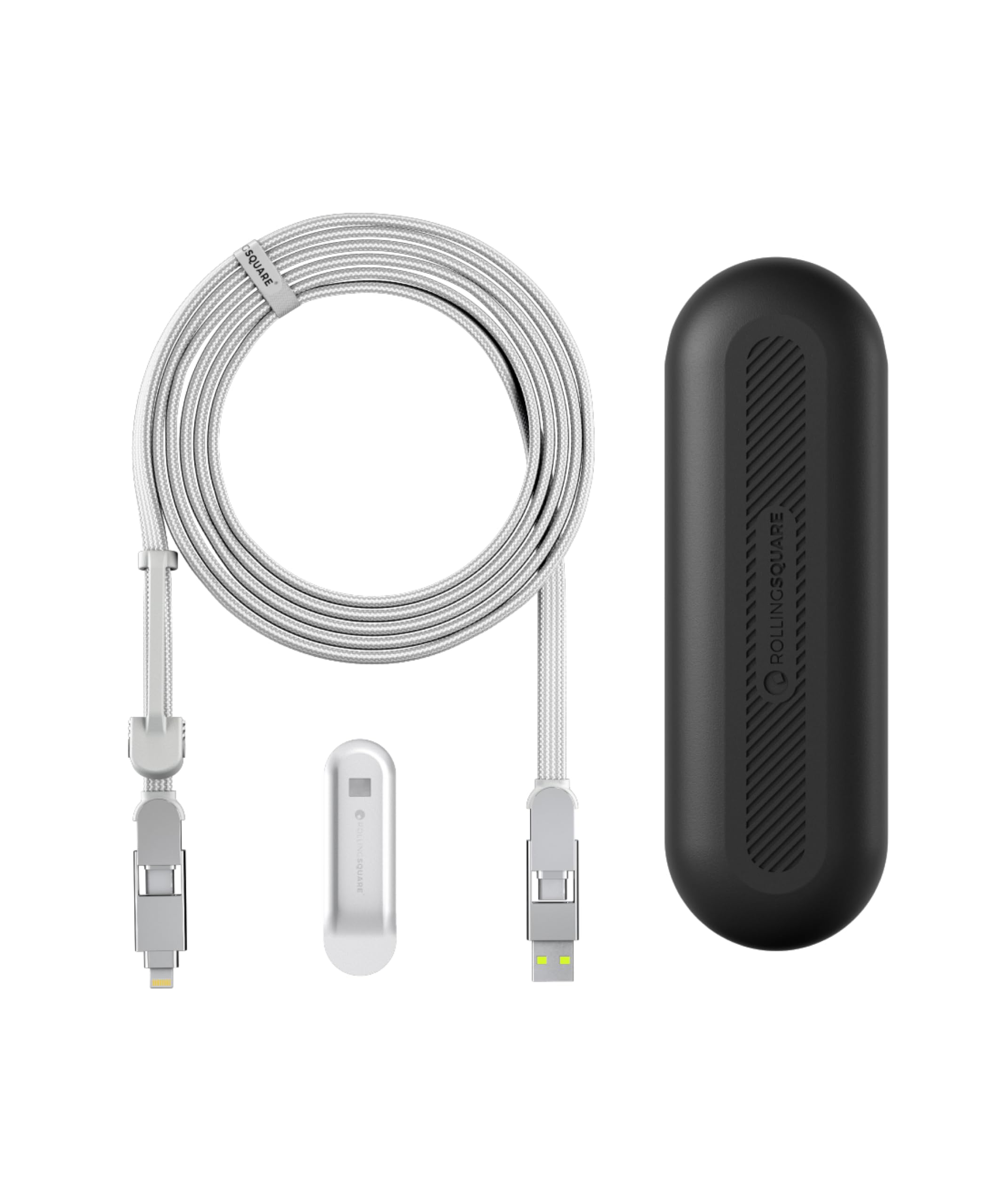 - inCharge XL 6-in-1 Multi Charging Cable, Portable USB and USB-C Cable with 100W Ultra-Fast Charging Power, 10 Ft/3m, Glacier White