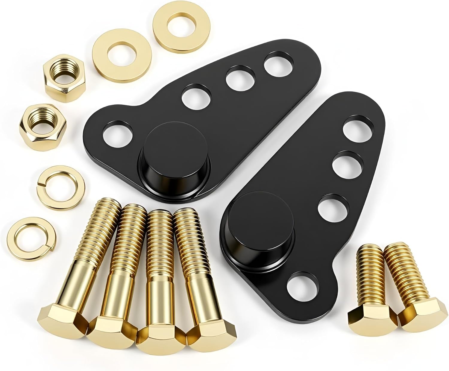 Adjustable Slam Lowering Kits 1-2" Or 1-3" Rear Kit Fits For 02-16 Harley motorcycle Touring Bikes/Street Glide/Electra Glide/Ultra Glide/Road King with Hard Saddlebags Only/Standards 2002-2015 2016