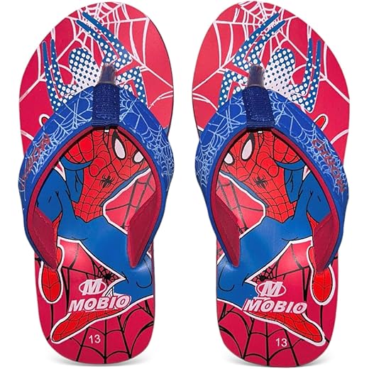 MOBIO Kids Slippers Spiderman
