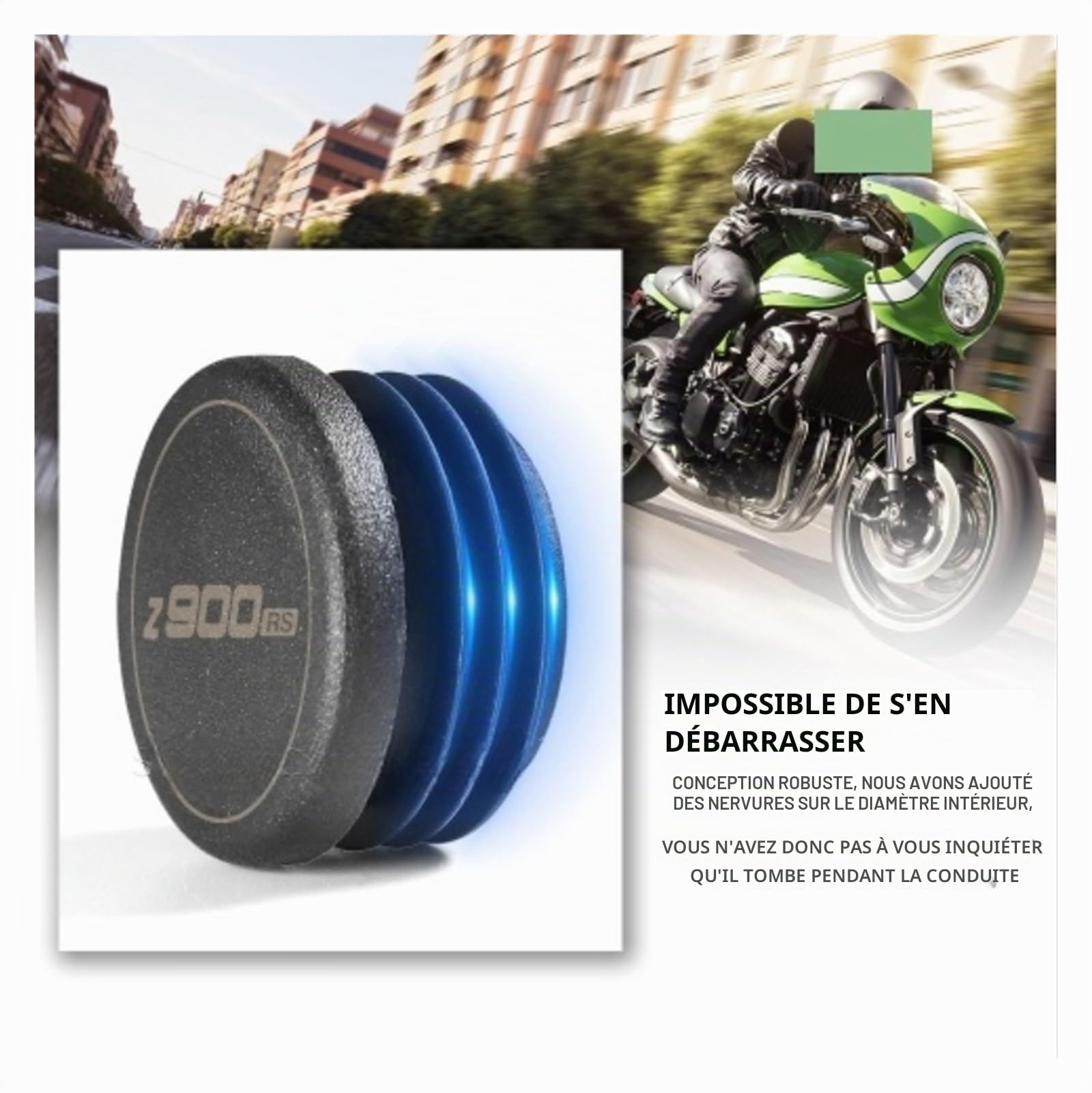BEUTEE Accessoires de Moto Embouts de Cadre Bouchons de Couvercle de Trou de Cadre Bouchon décoratif Compatible avec Z900RS Z 900 RS SE Cafe 2017-2022 (Color : Z900RS)