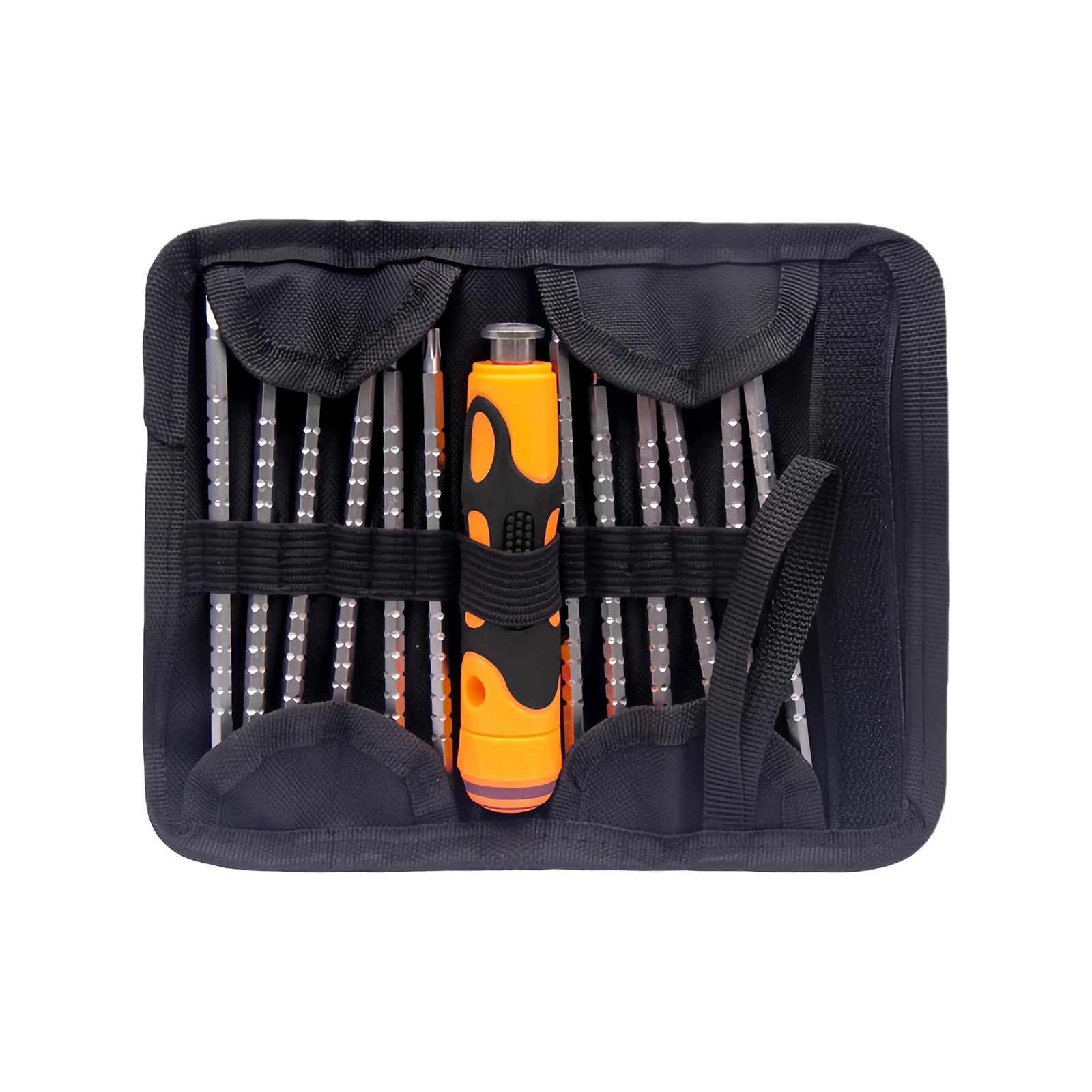 Professional 13-Piece Screwdriver Bit Set with Ergonomic Handle, Extendable Shaft for Mechanical and Tight Space Projects