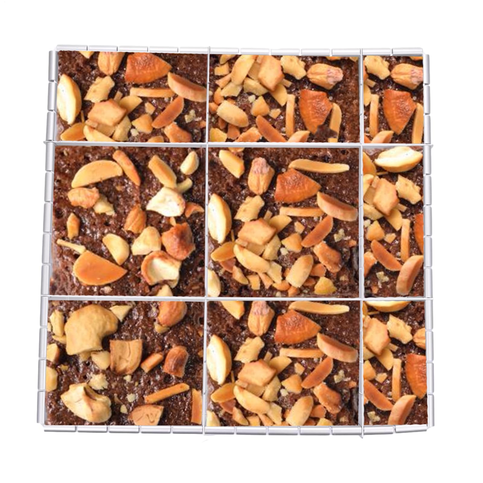 Moule réglable : moule antiadhésif carré rectangulaire de 3,5 à 30,5 cm