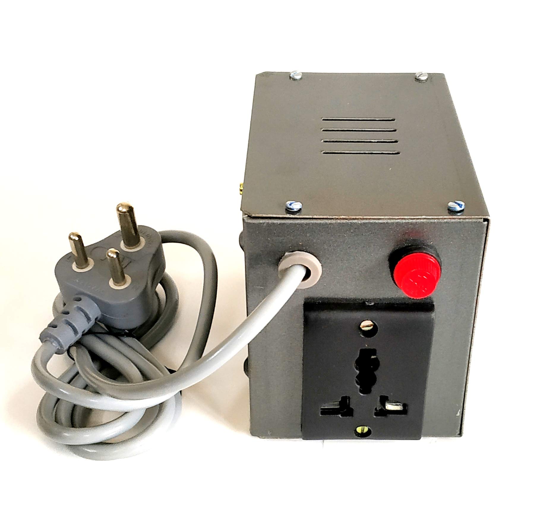 Kundip Voltage Converter 220V to 110V Step Down Transformer Based Universal Socket Adapter - Dark Grey (1000 Watts) (B08B6G8421) Amazon Price History, Amazon Price Tracker