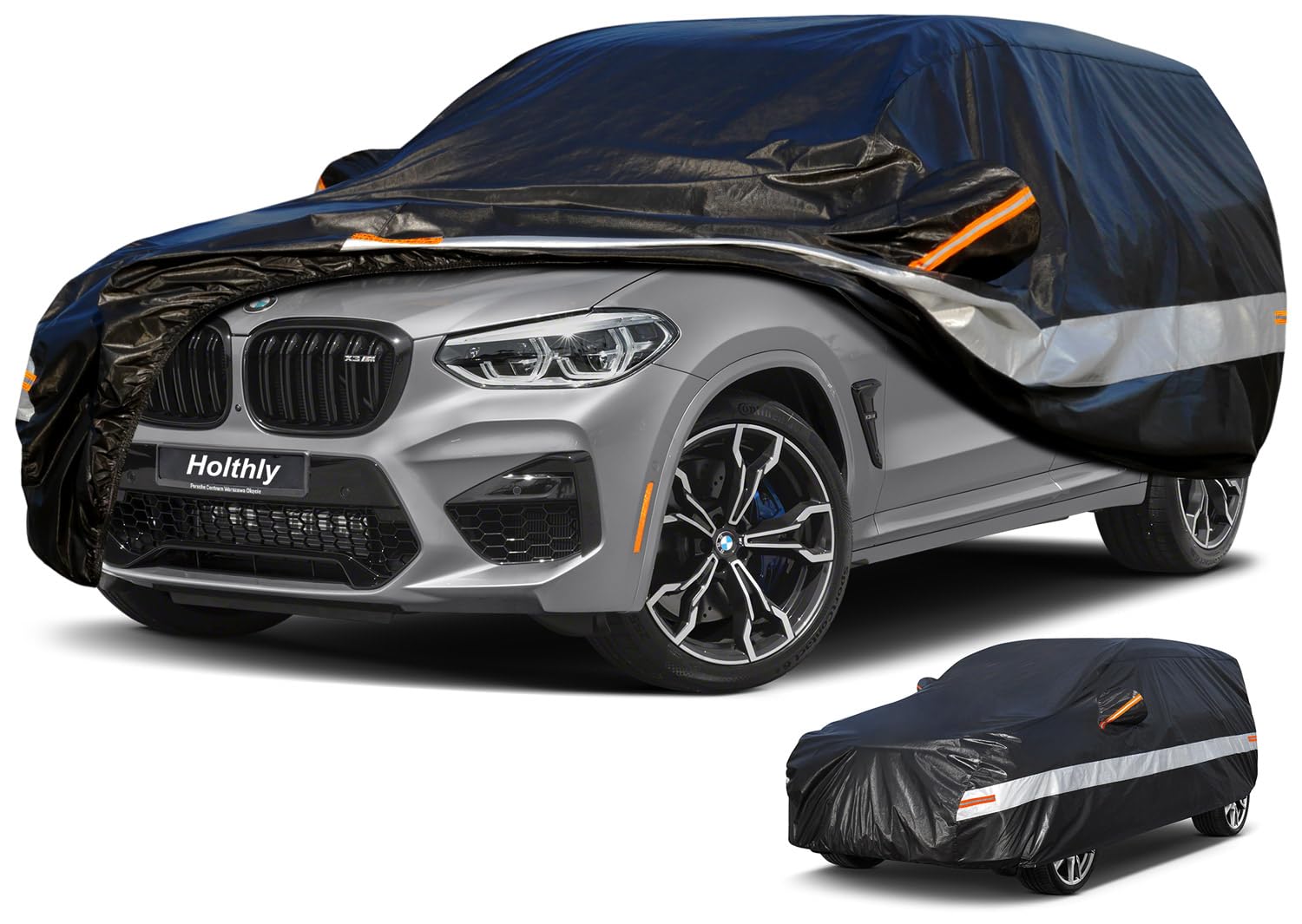 Holthly 10 Layers Waterproof Car Cover for SUV