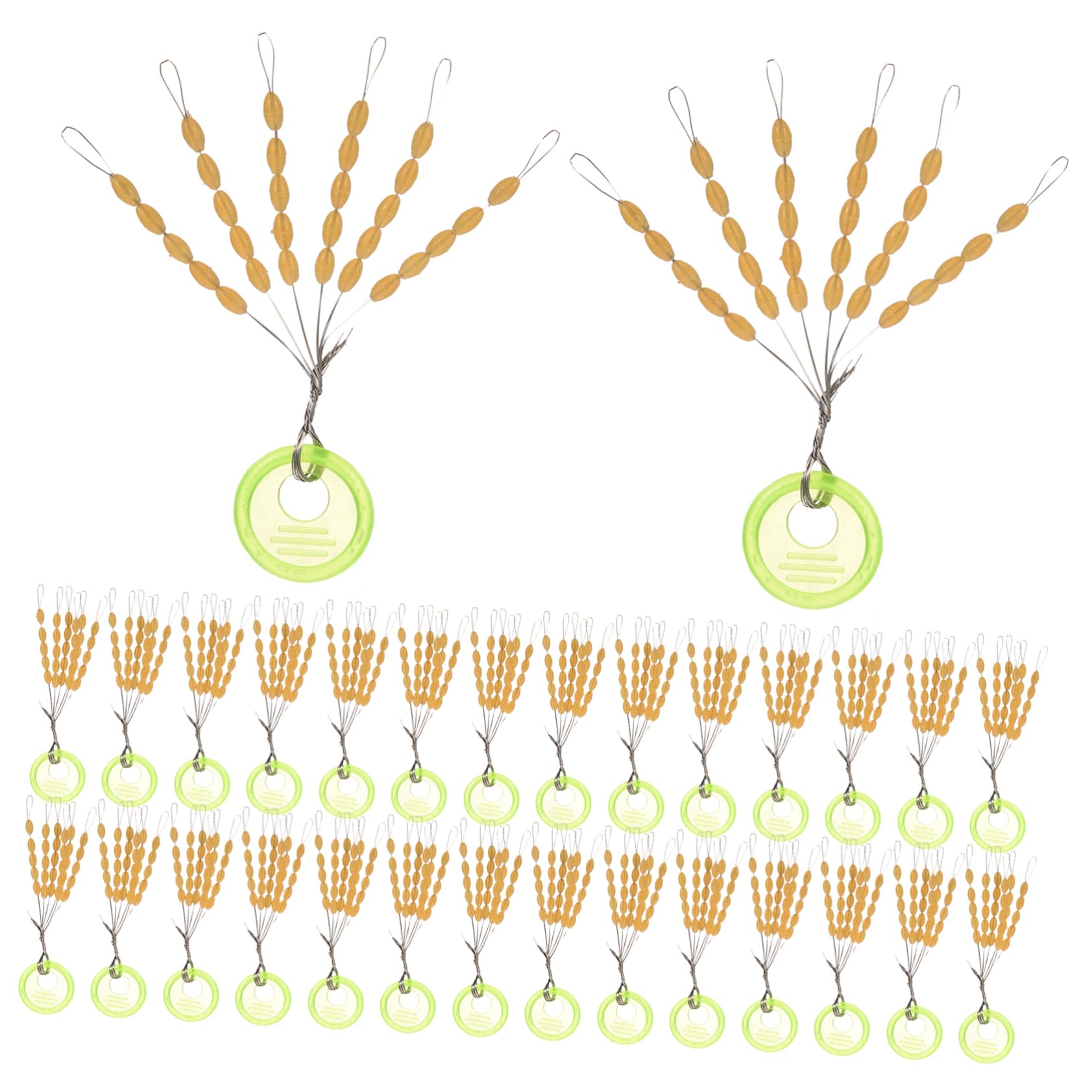 TOYANDONA Accessoires Flottants Flotte Accessoires De Pêche en Mer S'arrête Pêche À La Mer Pêche Au Bouchon Perles D'arrêt De Pêche Plastique