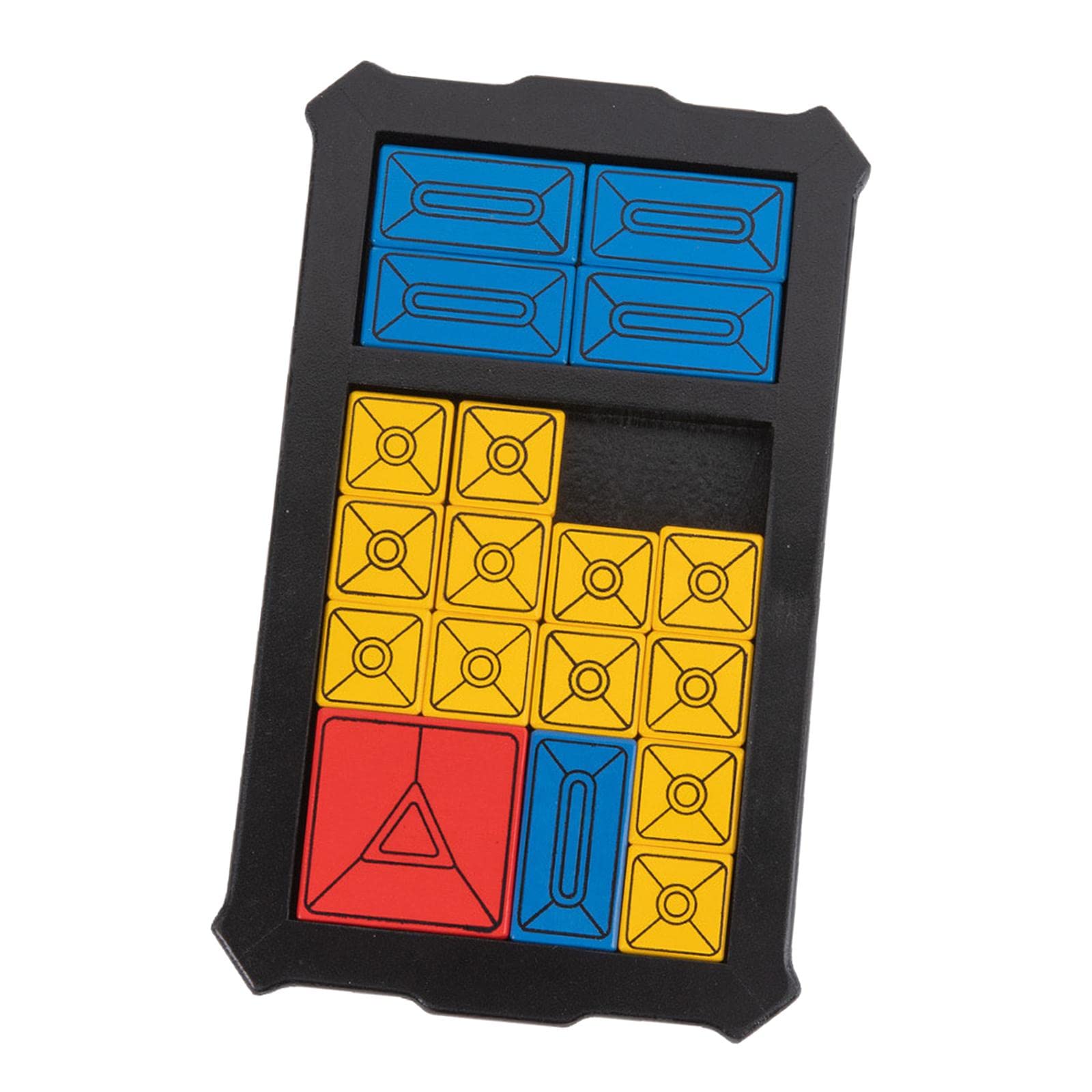 CALANDIS Huarong Road Sliding Puzzle Game Brain Teaser Intelligence for Age 4-8