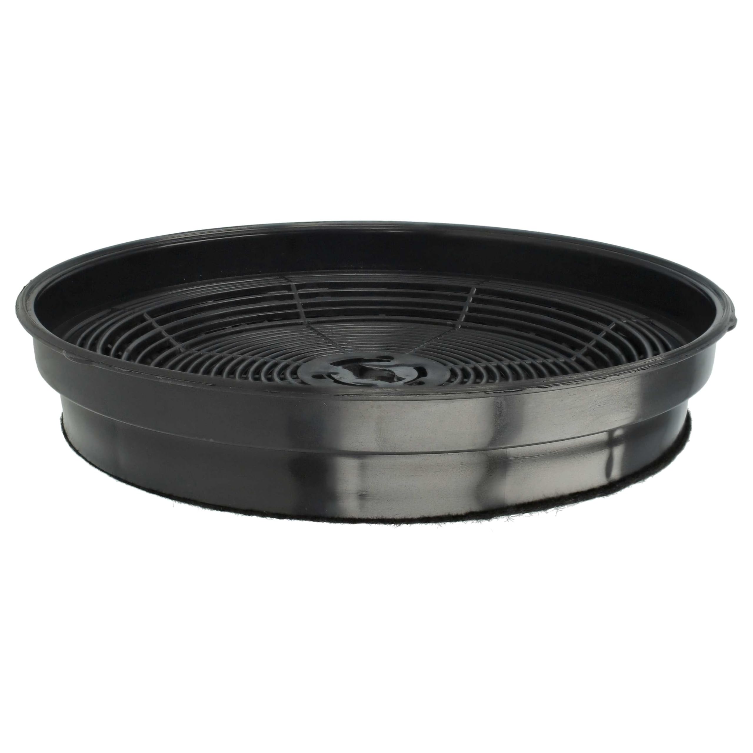 vhbw 10 x filtr z węglem aktywnym kompatybilny z Rosieres KSED65XE, KSED65PE, KSED65NEE, KSED65BE, KSE86POE, KSE86AOE okap kuchenny - 19 cm