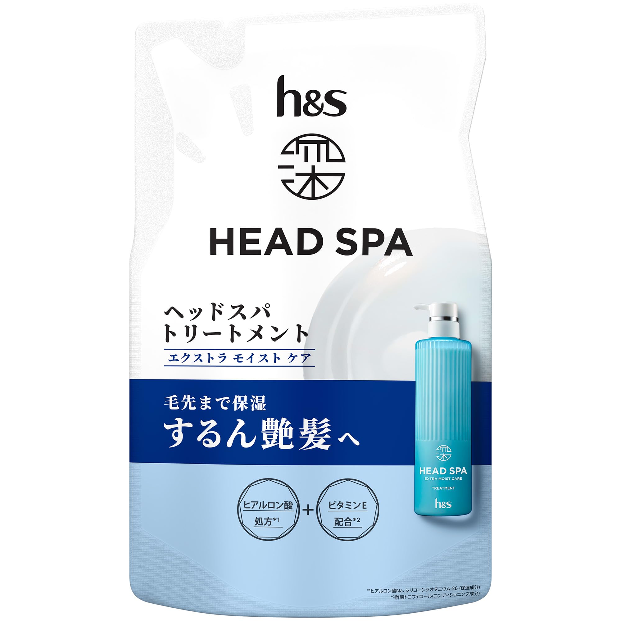 h&s深ヘッドスパ 【新モデル】トリートメント 350g 詰め替え エクストラ モイストケエイチアンドエス