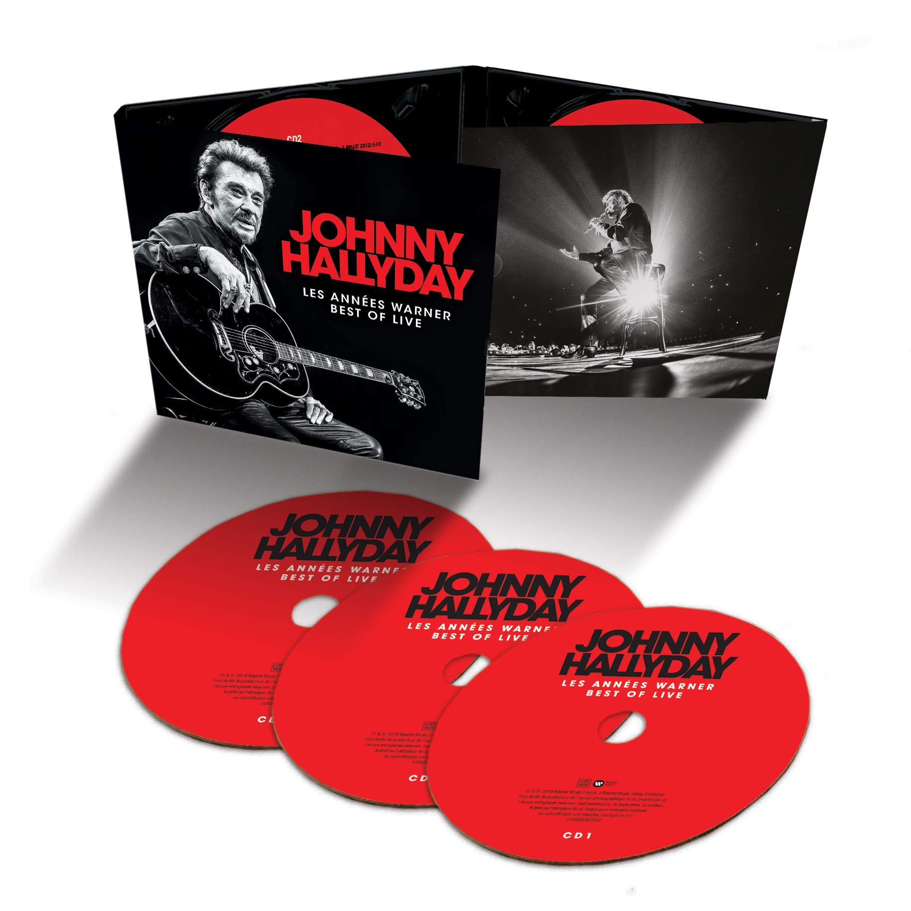 Best of Johnny Hallyday - Coffret 3 CD Live 2006-2016