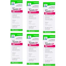 Quality Choice Non-Drowsy Tussin CF Multi-Symptom Cold Relief 4 Oz Pack of 6