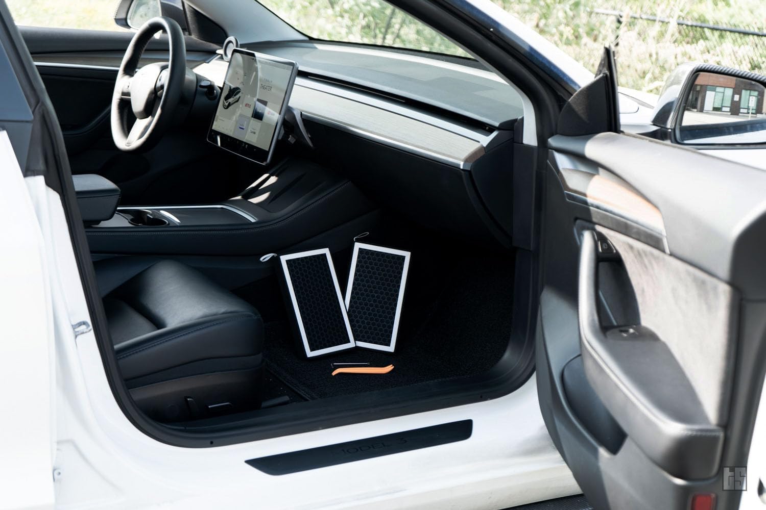 com HEPA エアフィルター Tesla Model Y/3用