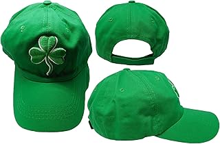Trade Winds Ireland Irish Shamrock Green Cotton Adjustable Embroidered Baseball Hat Cap