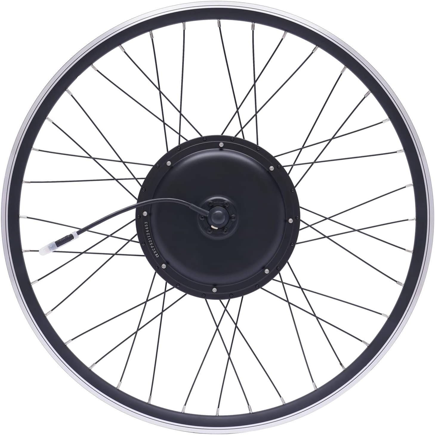 700C 48V 1000W E-Bike Conversion Kit 28"/29" Front/Rear Wheel E-Bike Cycling Hub Conversion w/Display Brushless Gearless Motor Set for DIY Road Mountain Bike Converting Black