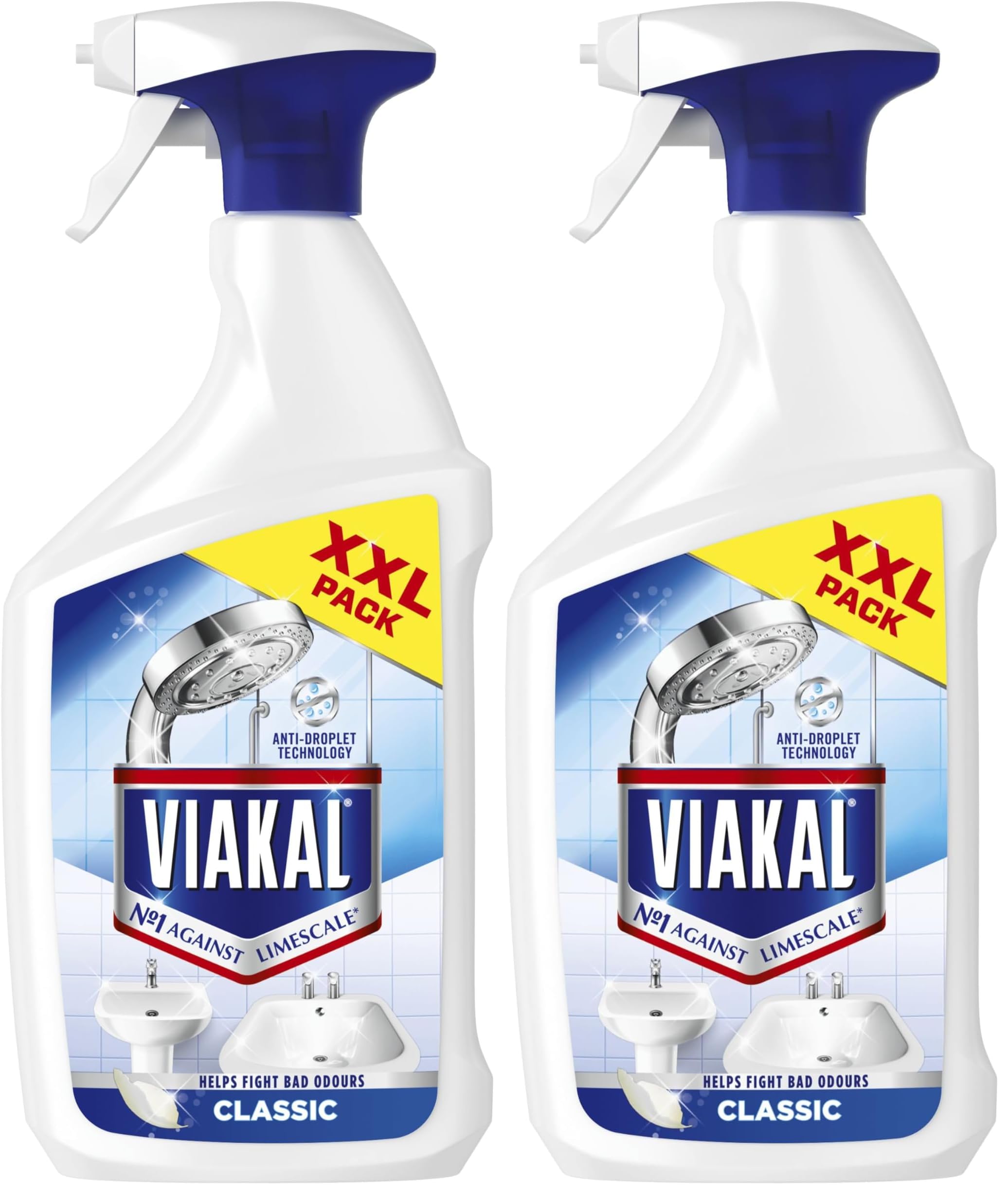 Viakal Classic Limescale Remover Spray 1050ml, To Remove Up To 100Percent Of Limescale With Anti-droplet Technology — view 12