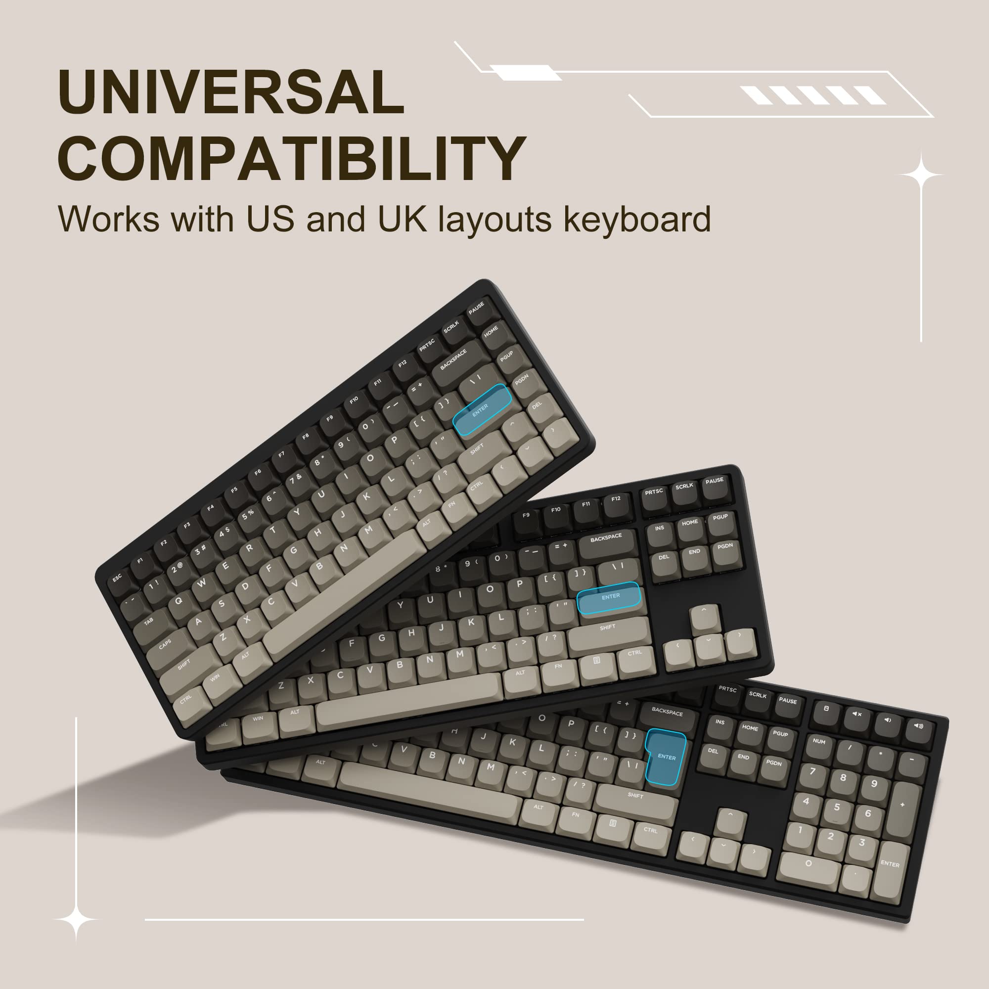 ロープロファイル キーキャップ オプション確認 & 販売ページ Amazon | Womier ロープロファイルキーキャップ - Shine Through