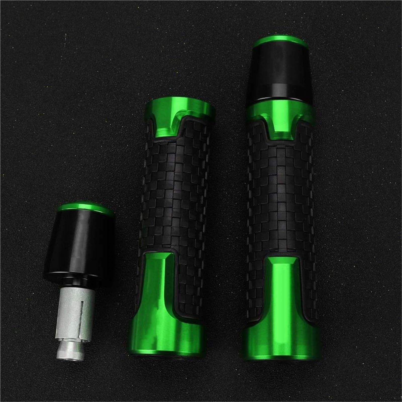 Accessori per moto Manopole Per Manubrio Moto In Alluminio CNC, Impugnatura In Gomma Per Yamaha FZS 600 FZS600 Per Fazer 1998 1999 2000 2001 2002 2003
