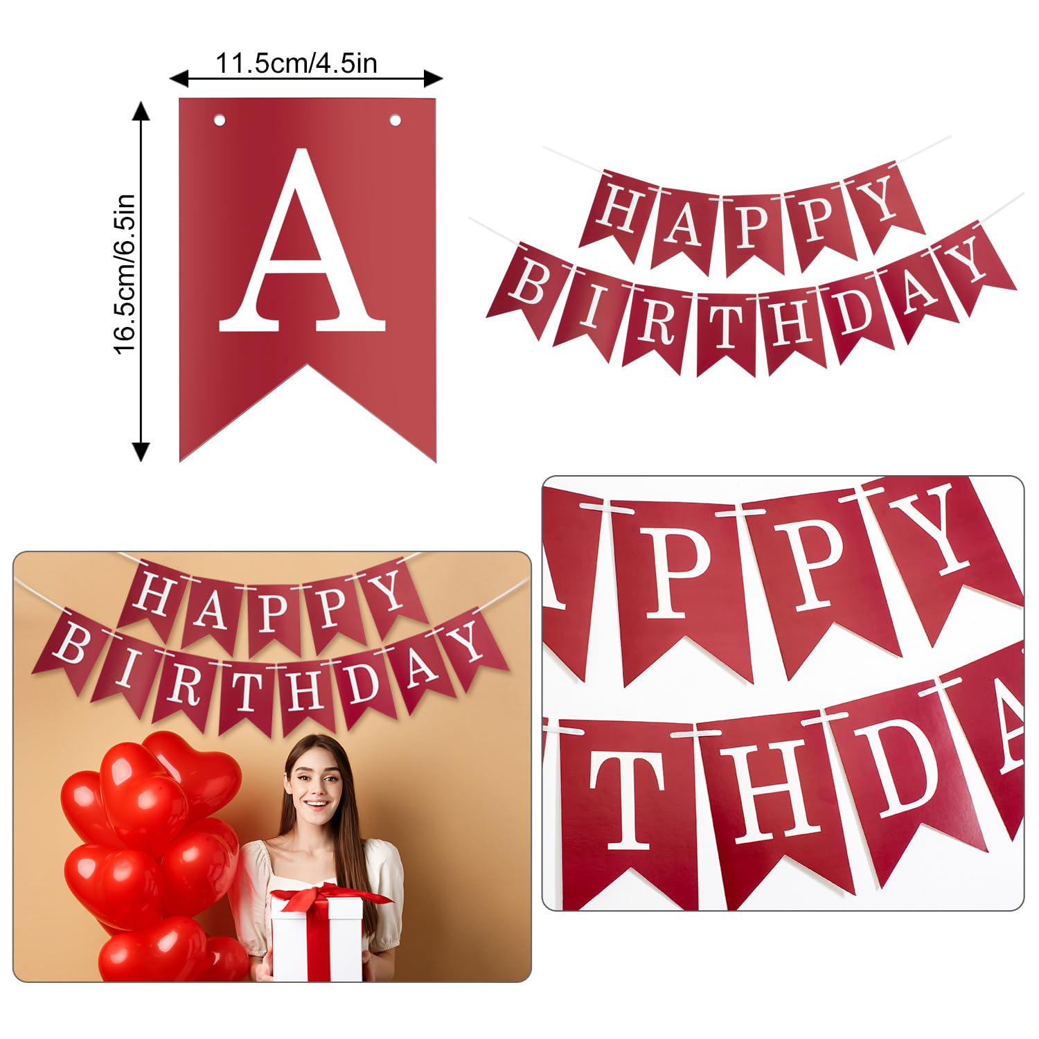 Décoration Rouge 14 Ans Anniversaire,Ballons Rouges 14 Ans Anniversaire