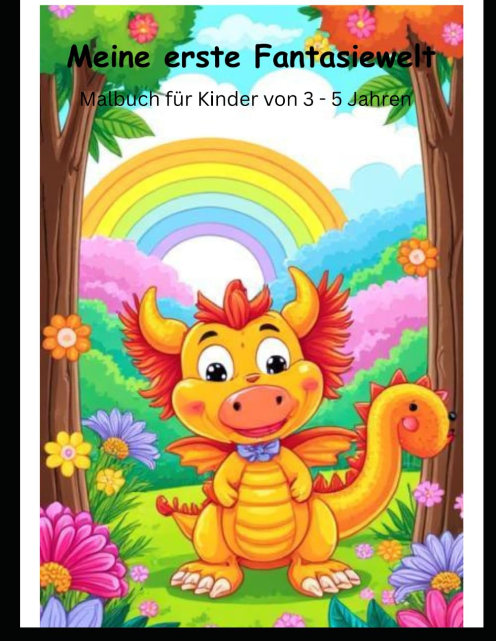 Meine ersten Fantasiewelten: Malbuch für Kinder von 3–5 Jahren