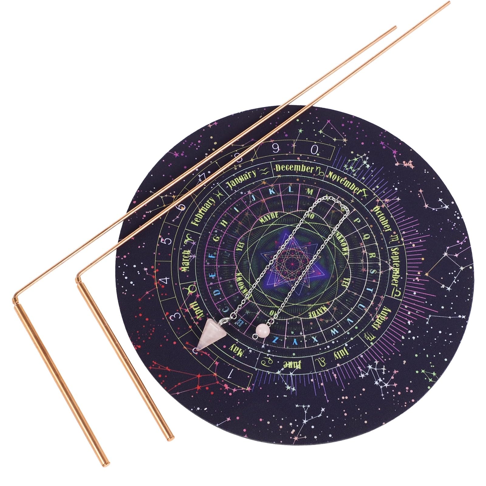 Spiritual Rods Copper Witching Rods Kit Copper Dowsing Rods Kit - 2 Witching Rods ...