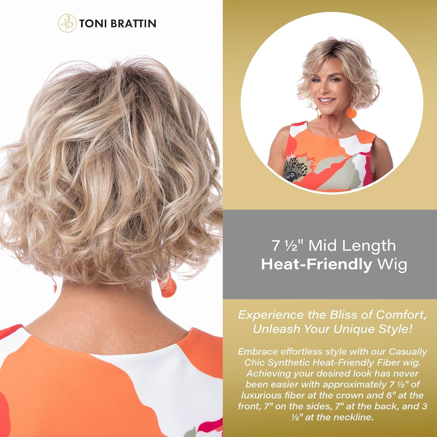 Chin Length Layered Synthetic Wig, Heat-Friendly, Average Cap Size, Versatile Generic Medium Length Black Wig for Women - Straight  main image 2