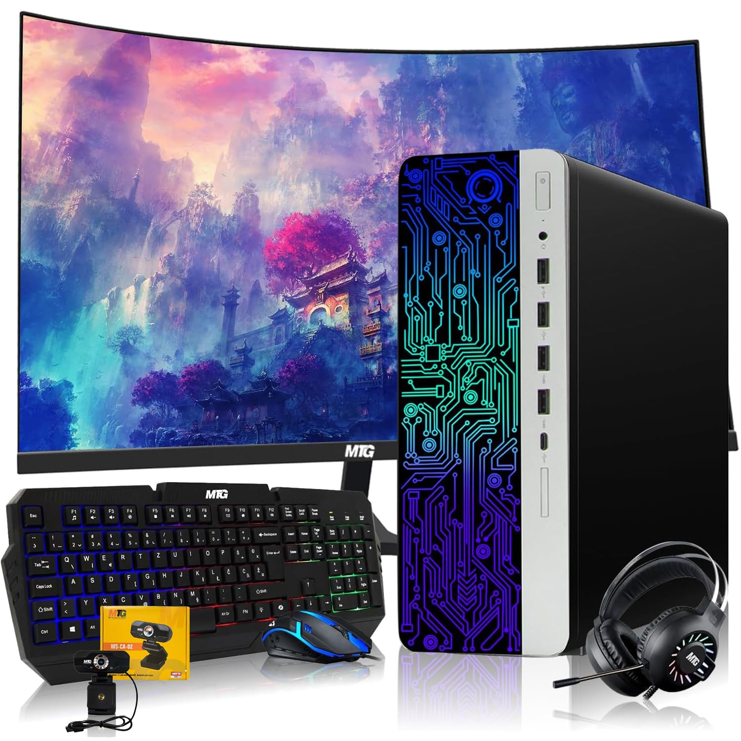 受付終了 パソコン モニターセット/Pentium G3250/メモリ8GB/新品SATA SSD128GB/Windows11/Wi-Fi/管理17 Amazon.com: TechMagnet HP G3 RGB Computer PC Intel i5-6th Gen, AMD