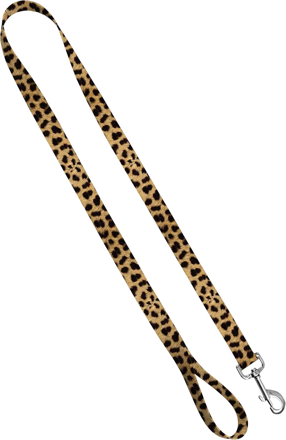 Deluxe Dog Leash - Patterned Heavy Duty Pet Leashes, Made in the USA - 1 Inch x 6 Feet, Leopard 1" LEASH 6 FT Leopard