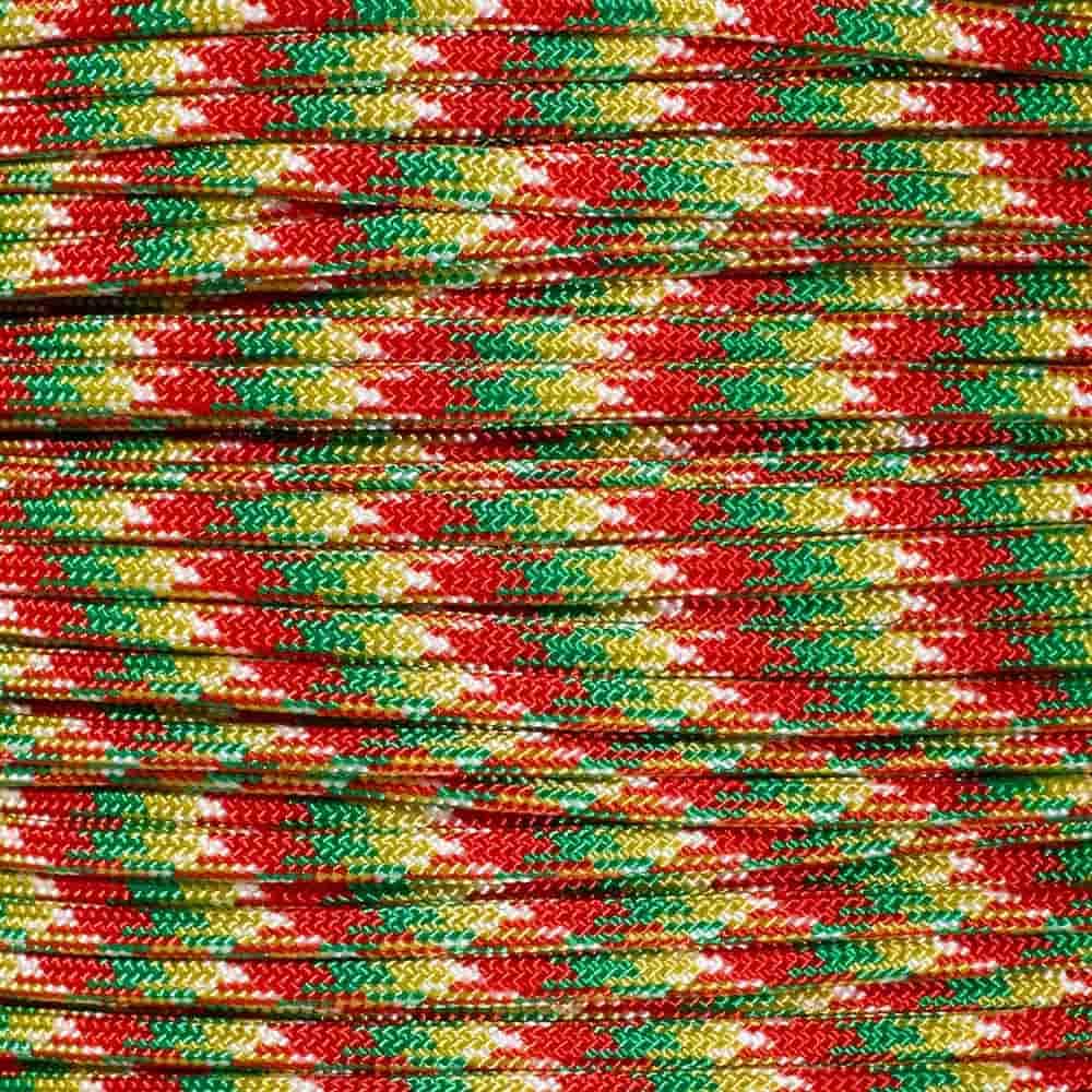 Paracord Planet Holiday Colors 550 Paracord – Great for DIY, Bracelets, and Lanyards – Santa Claus (250 Feet) — image 1