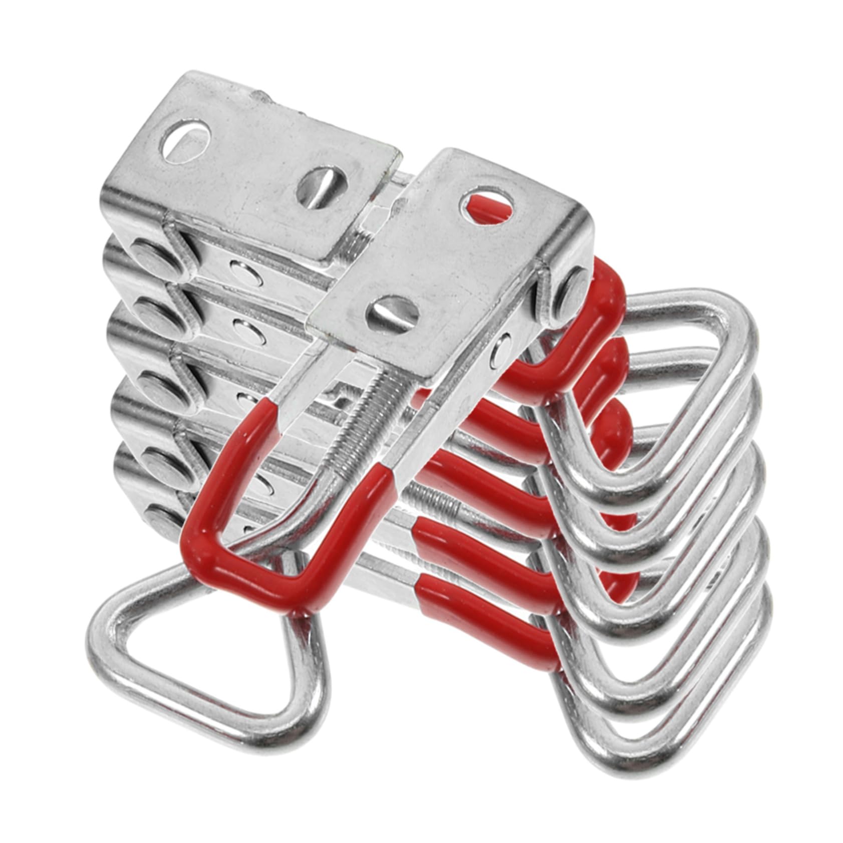 OSALADI 6pcs Adjustable Toggle Hasp Latch Quick Release Draw Clamp Heavy Duty Latch for Freezer Doors Smoker Lids Trunks Case
