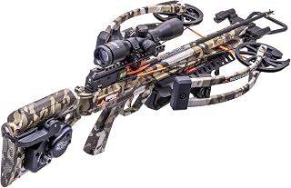 Wicked Ridge RDX 410 Peak XT Crossbow by TenPoint - 410 FPS Reverse-Draw, ACUdraw Silent Cocking, Pro-View 400 Scope, Compact 29"