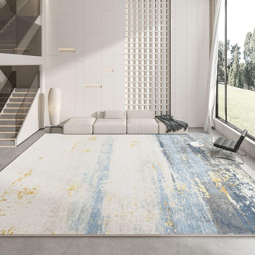 Tapis de chambre cosy en peluche pour créer un coin lecture décontracté