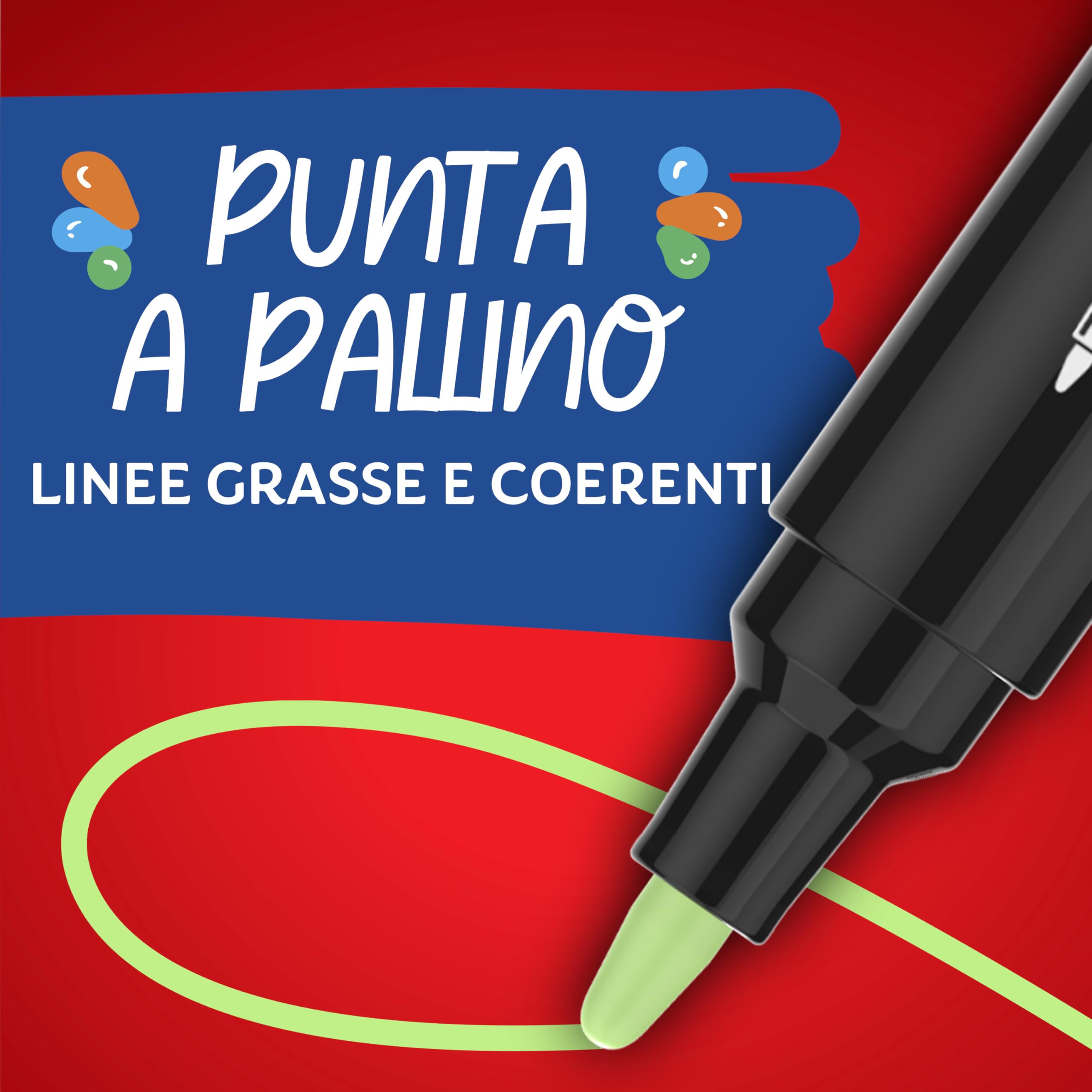 Sharpie Creative Marker Pennarelli Acrilici per Hobby Creativi | Pennarelli a base d'acqua con punta tonda | Toni caldi | Ideali per Fai da Te Decorazioni e Scuola | Set da 36