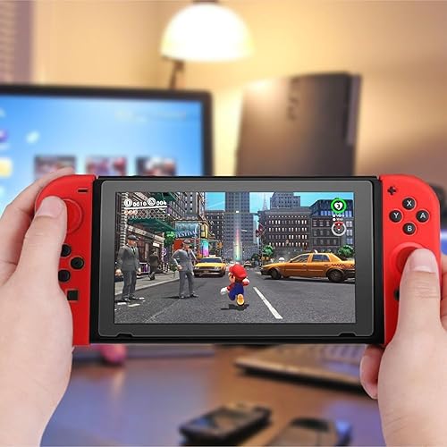 Miniatura 7 de TNP Joycon - Funda para Nintendo Switch - Funda de silicona Joy Con para Nintendo Switch y Switch OLED - Funda protectora para controlador de