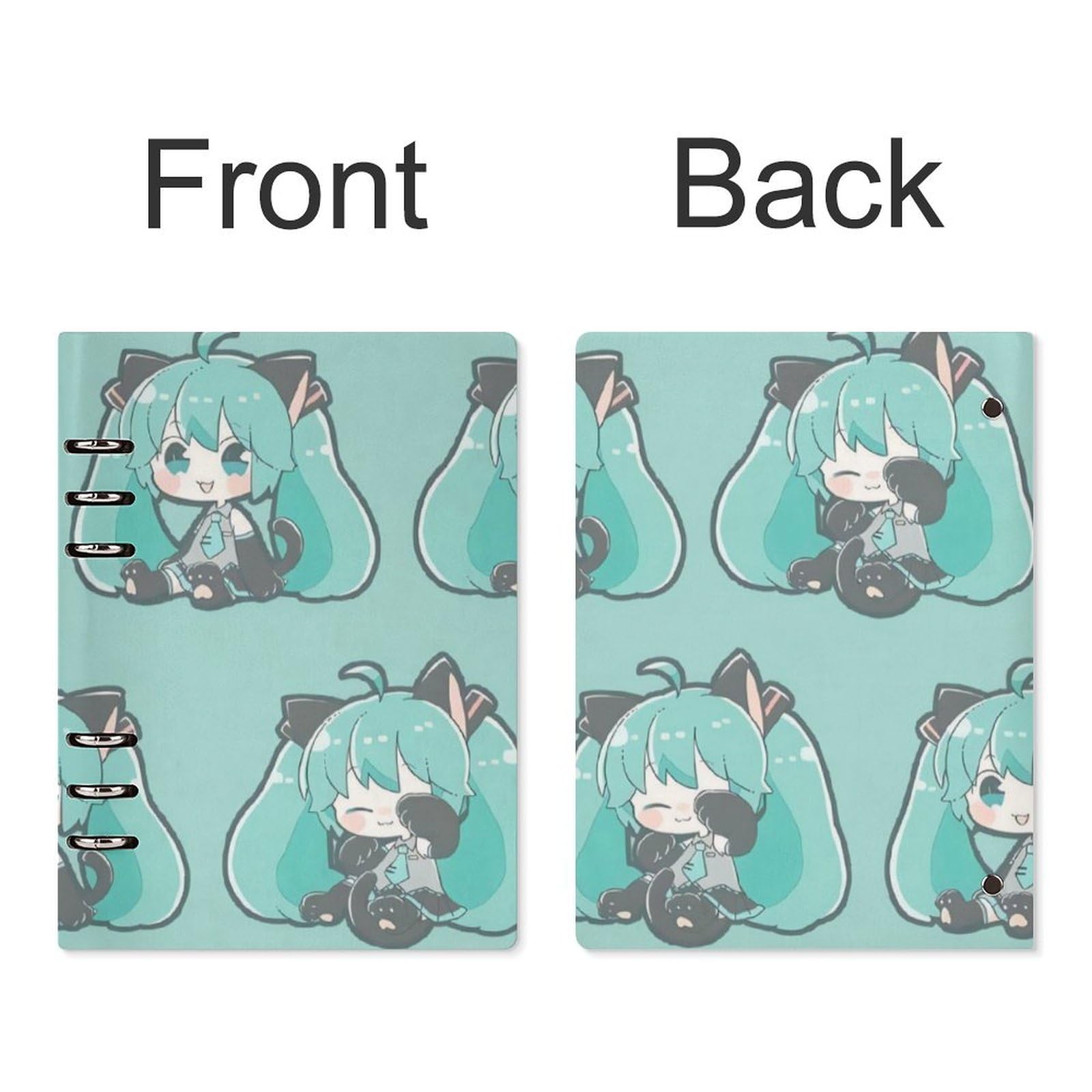 Amazon.co.jp: システム手帳 初音ミク Miku 美少女 萌え A5 6穴 ノート