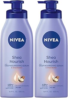 NIVEA Shea Daily Moisture Body Lotion, 16.9 oz (Pack of 2)