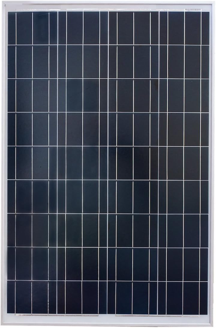 Ensupra 100 Watts Solar Panel, 12 Volt Polycrystalline Photovoltaic high Efficiency Panel