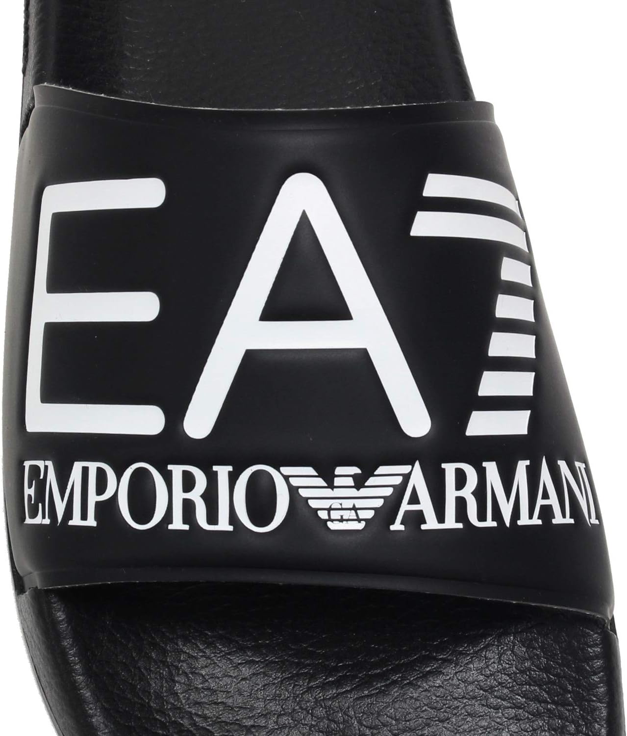 [エンポリオアルマーニ] EA7 ロゴプリント ビーチサンダル【ブラック】 XCP001 XCC22 00002『サイズ：40』 [