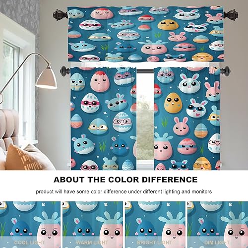 Miniatura 849 de Cenefas de cocina modernas con patrón de cobre marrón dorado para ventanas, cenefas opacas abstractas de marcas de arañazos y cortinas opacas