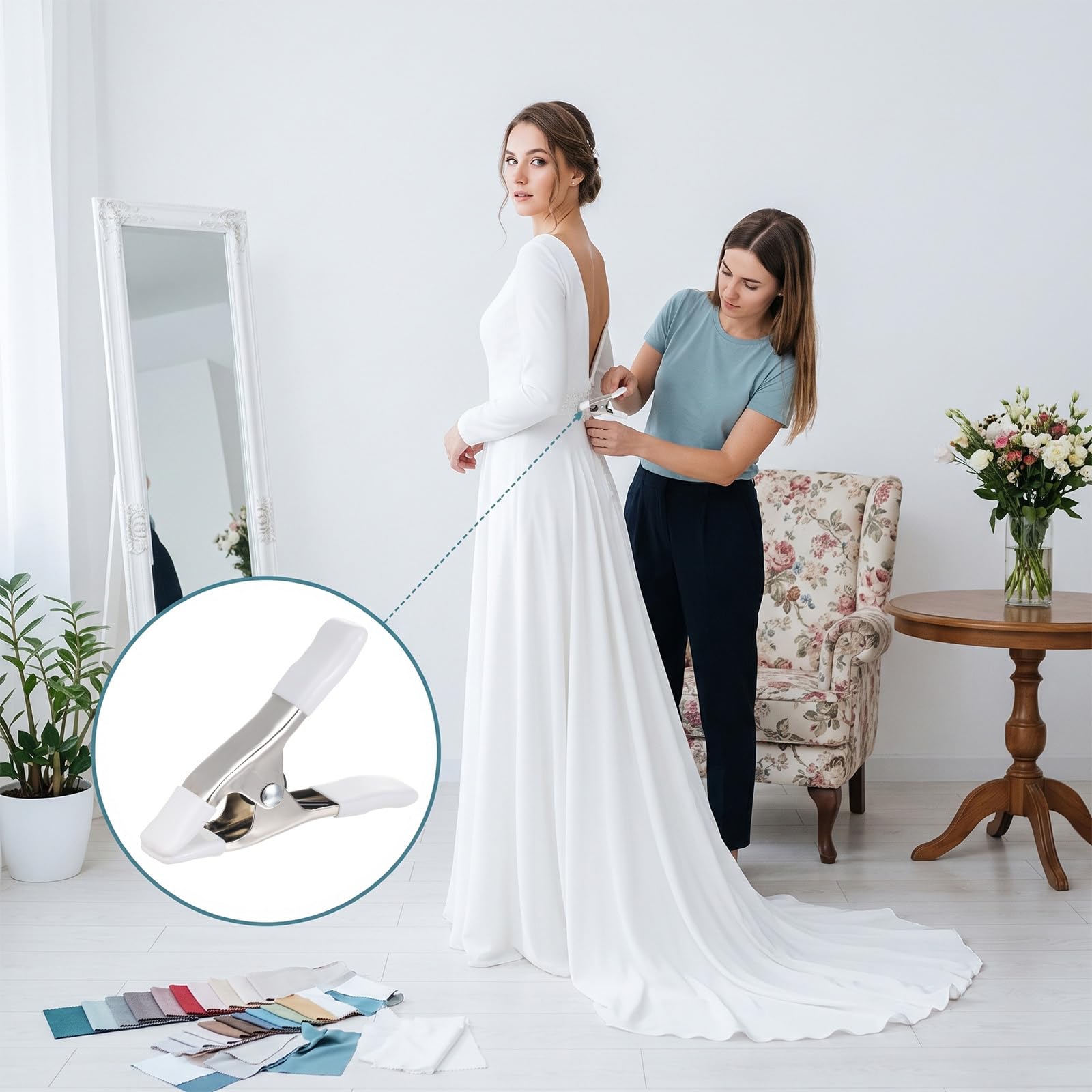 12 clips de vestir, clips de ropa para vestir y fotógrafo de boda
