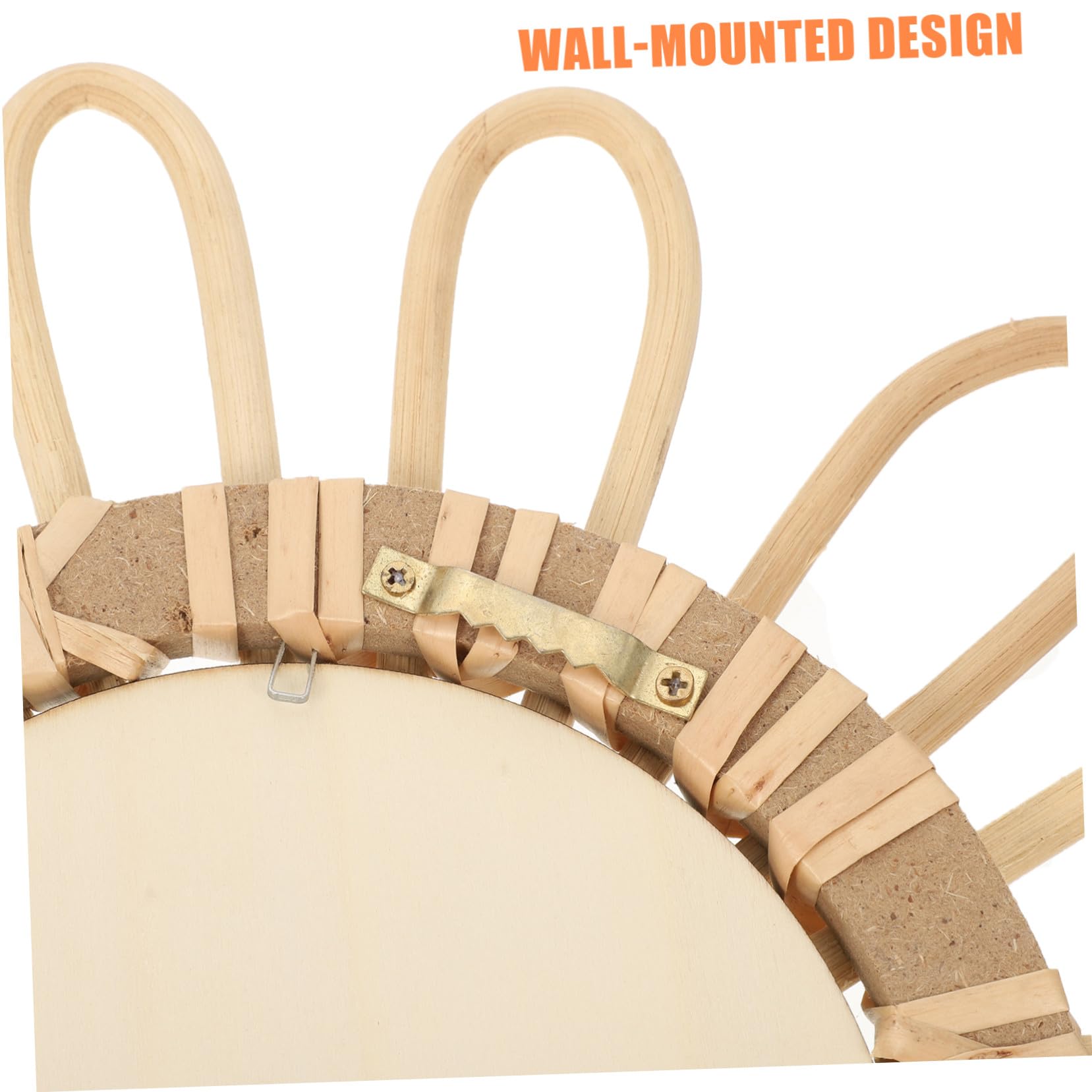 LIFKOME Specchio da Parete Decorativo Intrecciato Stile Nordico
