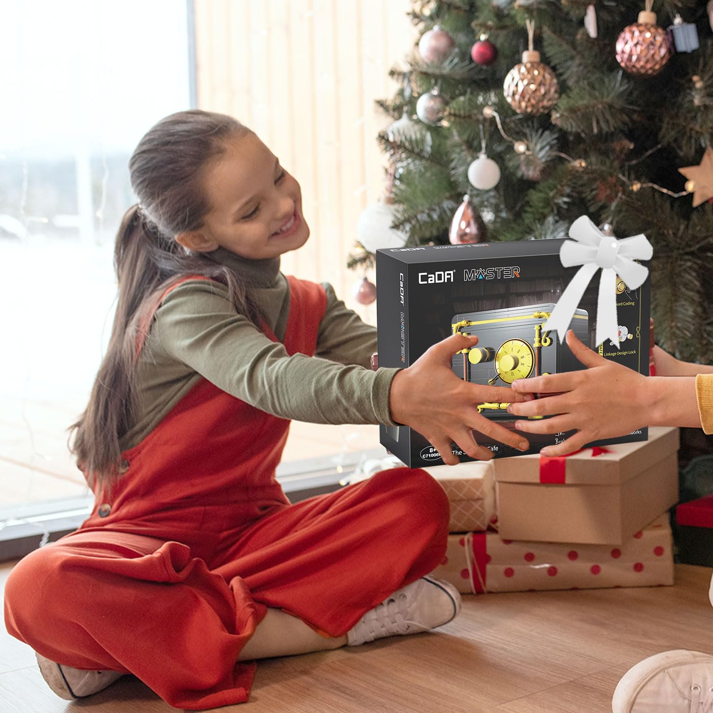 JAMARA 402851 CADA Tresor Bricks per bambini a partire dagli 8 anni, idea regalo per ragazzi e ragazze, set di mattoncini da costruzione, combinazione di numeri con rotella