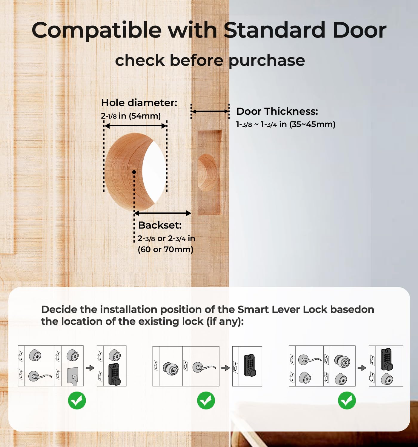 Fingerprint Keyless Door Lock - Keypad & Secure Entry -9