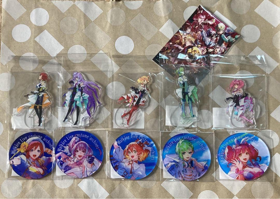 ワルキューレ アクリルスタンドキーホルダー M魂 マクロスΔ アクスタ　５人 ワルキューレ アクリルスタンドキーホルダー M魂 マクロスΔ